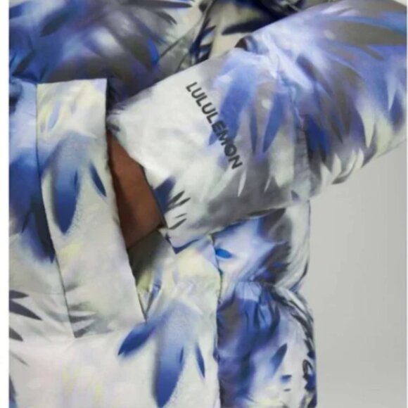 Lululemon Wunder Puff Jacket Chromatic Cloudscape Multi Size 6 - Picture 5 of 7